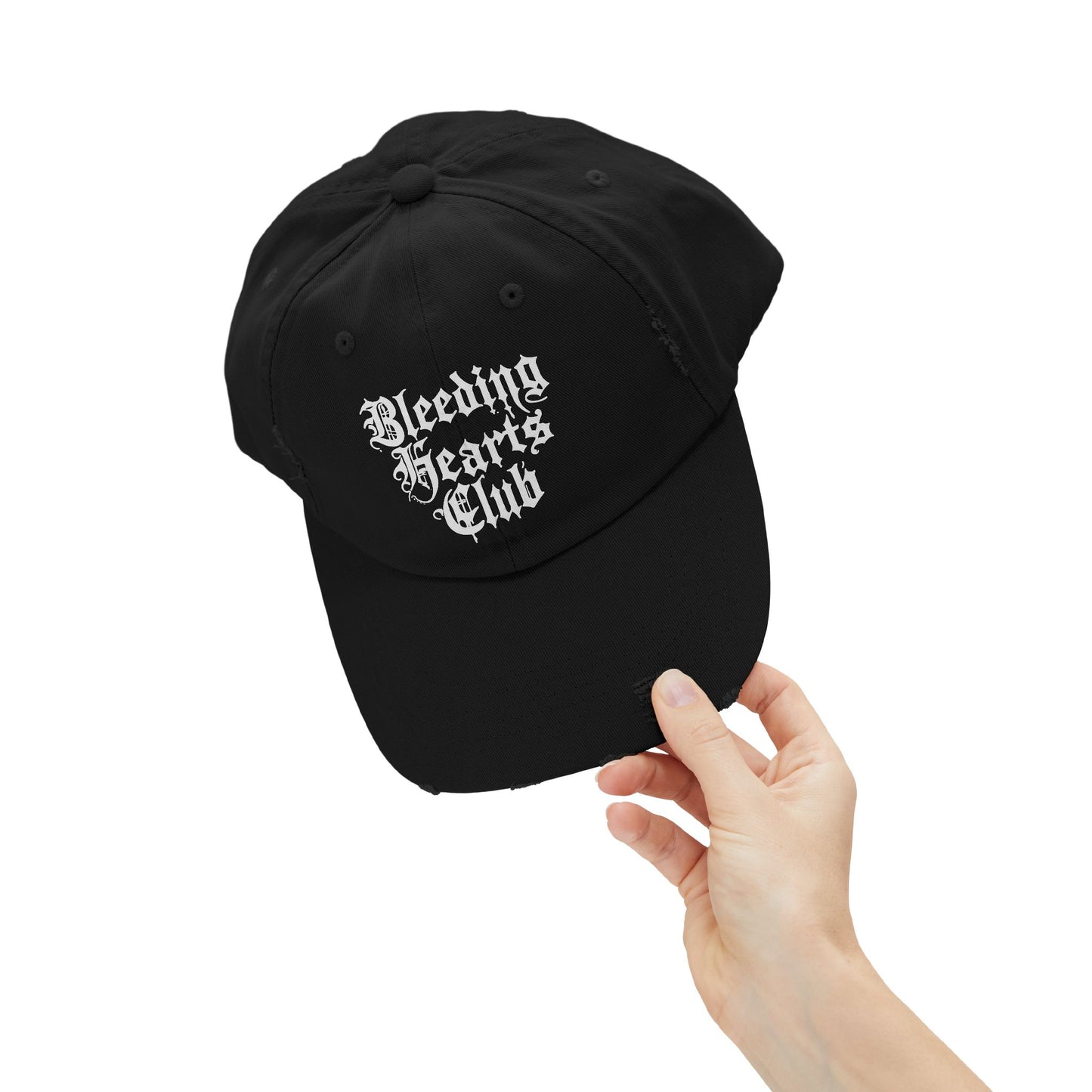 Hat (Distressed) - Bleeding Hearts Club
